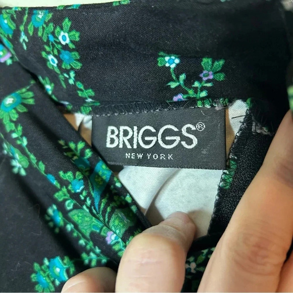 Briggs New York Long Paisley Skirt Size 14 - Picture 6 of 9